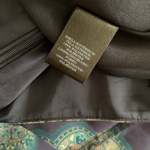 Ann Taylor | Navy Medallion Circle Flounce Skirt - Picture 4 of 5